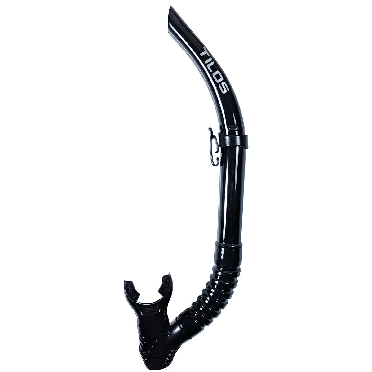 U-Pro II Snorkel - Classic Open Top Design with Flex Silicone Mouthpiece for Diving and Snorkeling