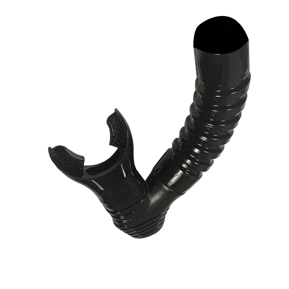 U-Pro II Snorkel - Classic Open Top Design with Flex Silicone Mouthpiece for Diving and Snorkeling