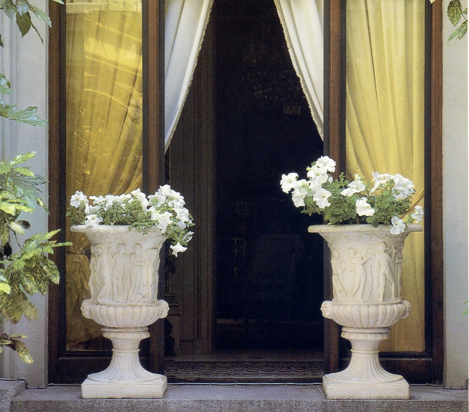 Urn Planter with Bacchic Scene