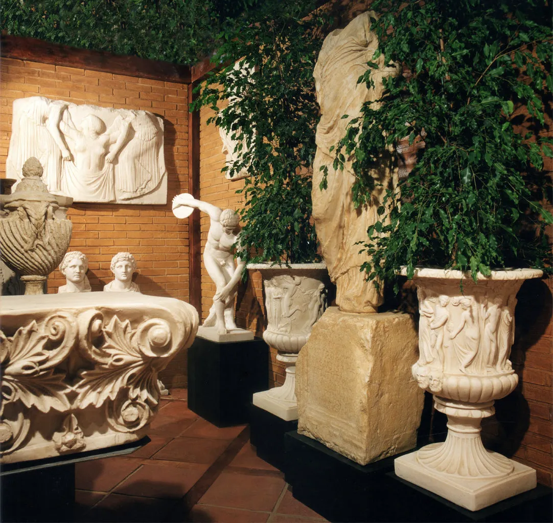 Urn Planter with Bacchic Scene