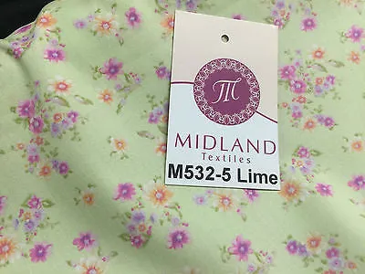 Vintage Ditsy Floral Printed Fabric 100% Cotton Poplin 44" Wide M532 Mtex